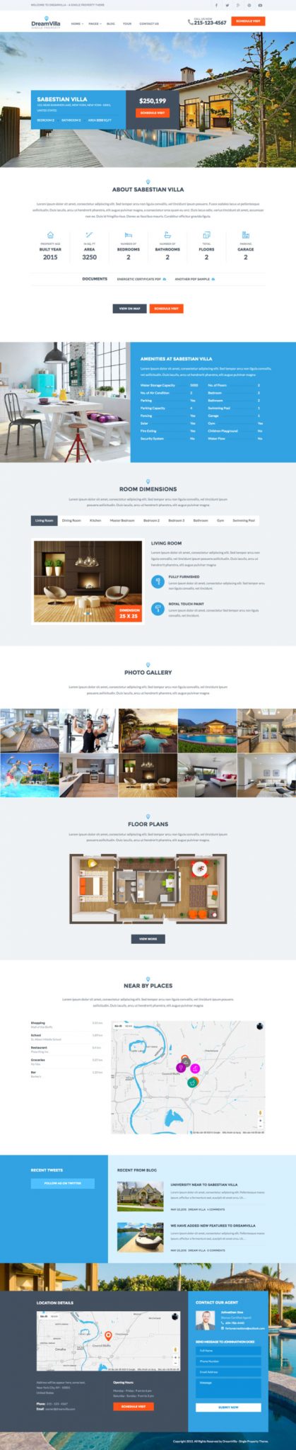 Thiết kế website bất động sản chuyên nghiệp – DreamVilla