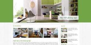 Thiết kế website nội thất ngoại thất