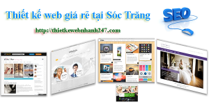 Thiết kế web giá rẻ tại Sóc Trăng