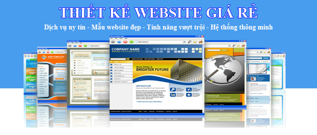 Thiết kế web giá rẻ tại Trà Vinh