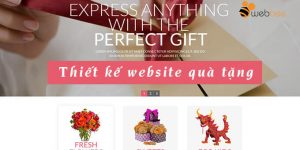 Thiết kế web quà tặng đẹp giá rẻ