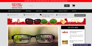 Thiết kế website shop kính mắt