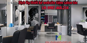 Thiết kế website tiệm salon tóc