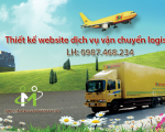 Thiết kế website vận chuyển logistics chuyên nghiệp, chuẩn SEO