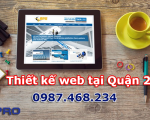 Thiết kế web tại Quận 2 – TP. Hồ Chí Minh