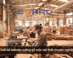 Thiết kế website xưởng gỗ (mộc) chuyên nghiệp chuẩn SEO