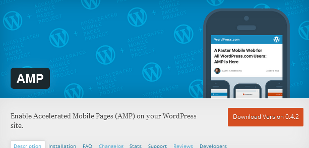 AMP WordPress Plugin