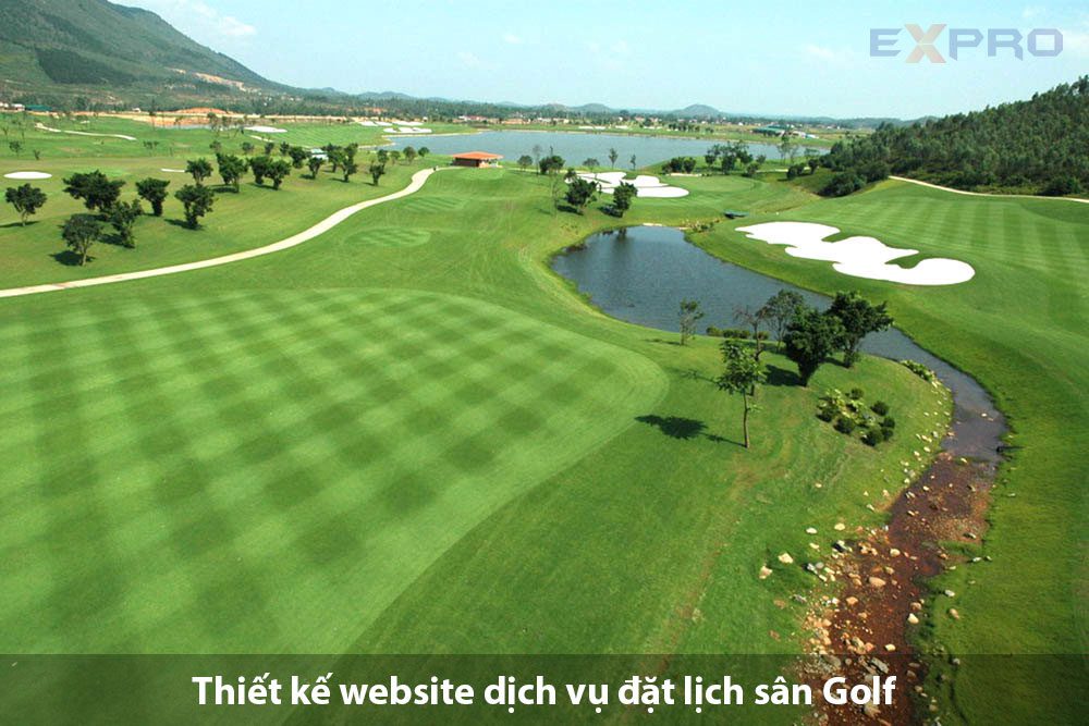 Thiết kế web đặt lịch sân Golf