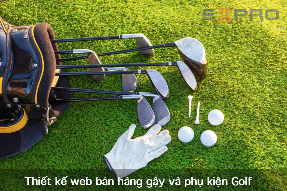 Thiết kế web gậy và phụ kiện Golf