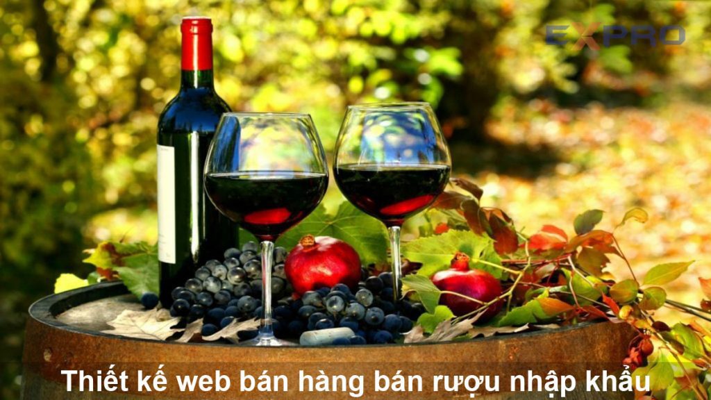 Thiết kế web bán hàng rượu nhập khẩu