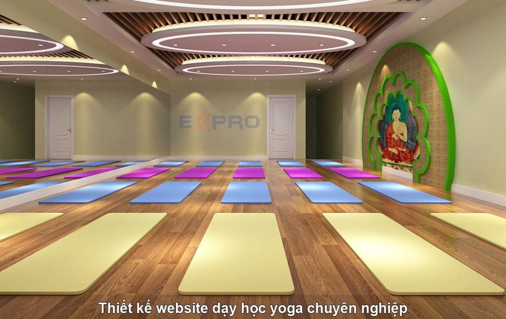 Thiết kế website dạy học yoga chuyên nghiệp