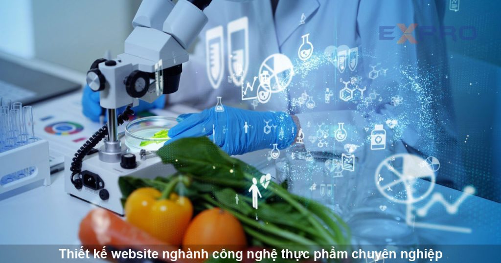 Thiết kế website công nghệ thực phẩm